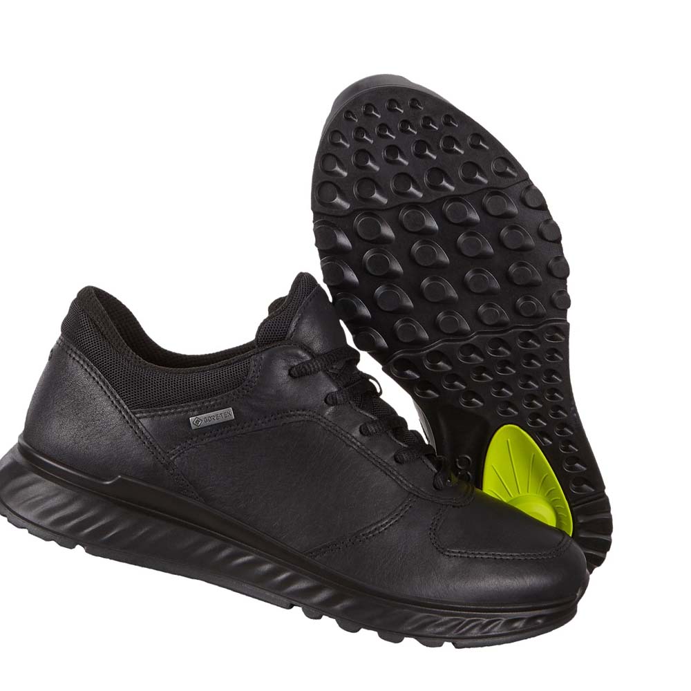 Dámské Tenisky Ecco Exostride Low Gtx Černé | CZ 220QMA